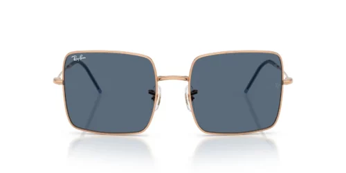 92023A - Rose Gold frame / DARK BLUE lenses