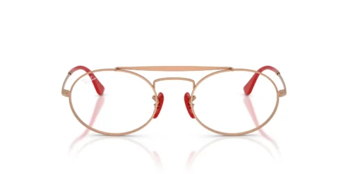 F135 - Matte Rose Gold frame / Clear lenses