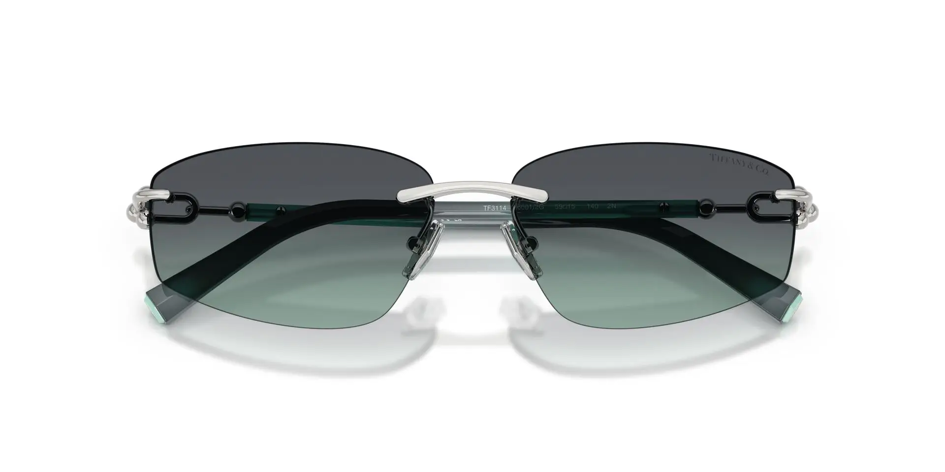 Tiffany TF3114 Azure/Dark Grey • EyeWearThese.com