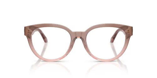 5435 - Brown Gradient Rose frame / Clear lenses