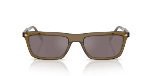 3260LB - Transparent Olive Green frame / Pink Mirror Silver lenses