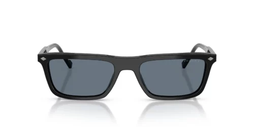 W44/4Y - Black frame / Blue Silver Mirror lenses