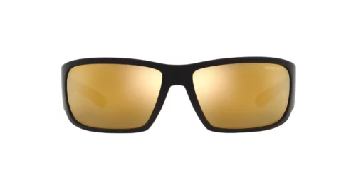 28085A - Matte Black frame / Mirror Yellow Gold lenses