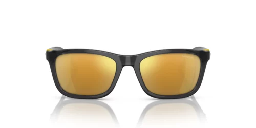 27865A - Transparent Grey frame / Mirror Gold lenses