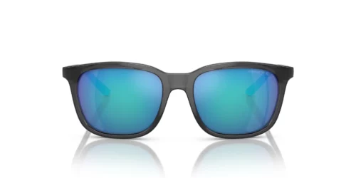 278655 - Transparent Grey frame / Green Mirror Blue lenses