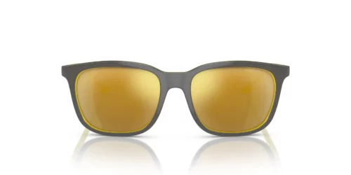 28815A - Top Grey On Yellow frame / Mirror Gold lenses