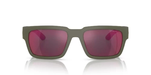 28546Q - Military Green frame / Grey Mirror Orange/Yellow lenses