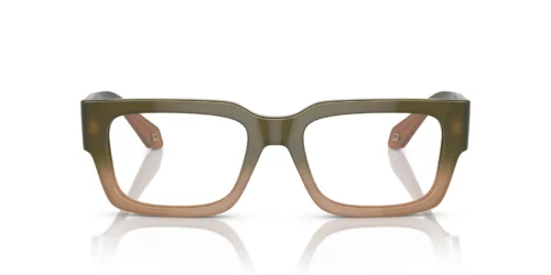 5982 - Gradient Green/Brown frame / Clear lenses