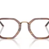 Giorgio Armani  AR7282 Striped Brown Frame