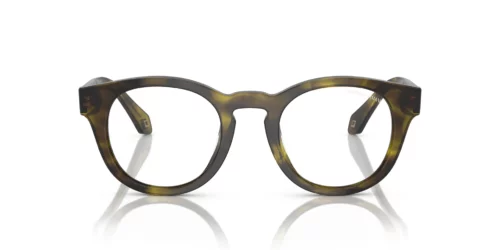 59871W - Stribet grønt stel / Klare glas
