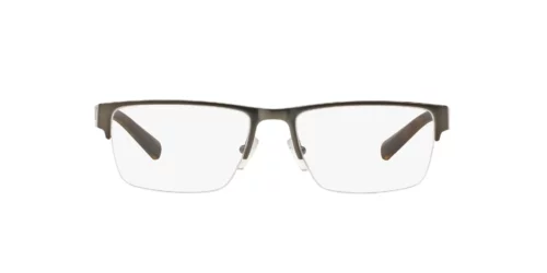 6017 - Armação cinza-chumbo / Lentes transparentes