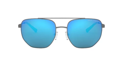 600625 - Matte Gunmetal frame / Mirror Blue lenses