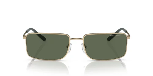 604871 - Matte Pale Gold frame / DARK GREEN lenses