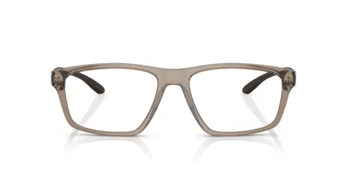 8011 - Shiny Transparent Brown frame / Clear lenses