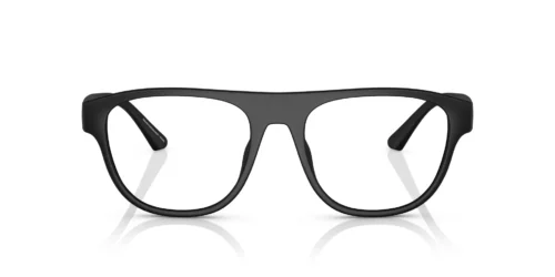 8078 - Montura negra mate / Lentes transparentes