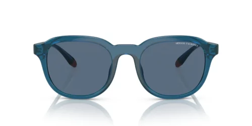 818780 - Shiny Transparent Blue frame / DARK BLUE lenses