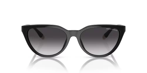 81588G - Armação preta brilhante / Lentes cinza degradê