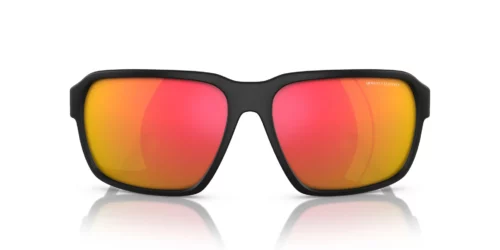 80786Q - Matte Black frame / Dark Violet Mirror Red lenses
