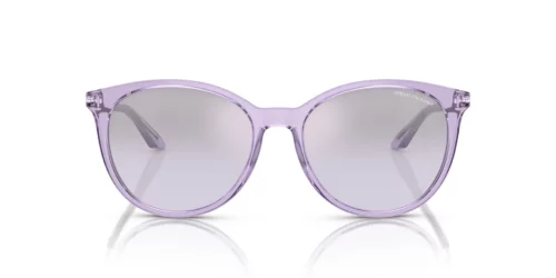 82367P - Shiny Transparent Violet frame / Violet Mirror Silver Gradient lenses