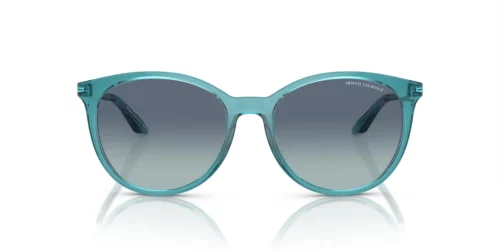 82374S - Shiny Transparent Petroleum frame / Azure Gradient Dark Blue lenses