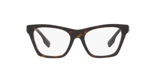 3002 - Dark Havana frame / Clear lenses