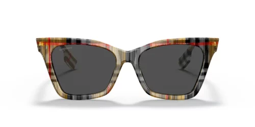 394487 - Vintage Check frame / DARK GREY lenses