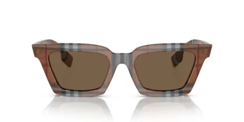 396673 - Check Brown frame / Dark Brown lenses