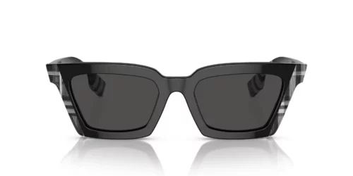 405187 - Black/Check White Black frame / DARK GREY lenses
