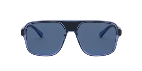325880 - Transparent Blue/Black frame / DARK BLUE lenses