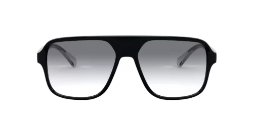 675/79 - Black frame / Clear Gradient Blue lenses