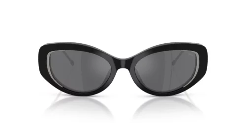 701/6G - Shiny Black frame / Grey Silver Mirror lenses