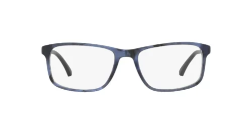 Emporio Armani  EA3098 Matte Striped Blue Frame