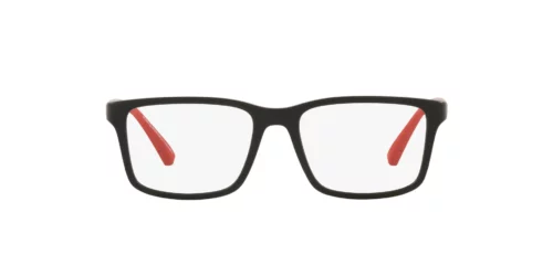 5001 - Armação preta fosca / Lentes transparentes
