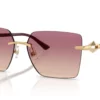 Jimmy Choo JC4018 Brązowy Gradient Różowy