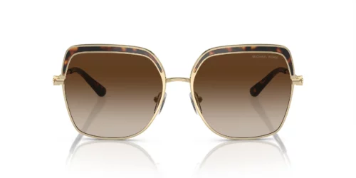 Michael Kors MK1141 Light Gold / Dark Tort Insert / Brown Gradient
