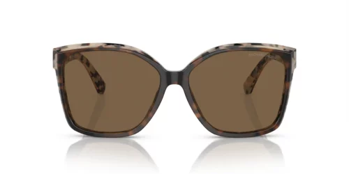 395173 - Dark Tortoise/Cream Tortoise frame / Brown Solid lenses