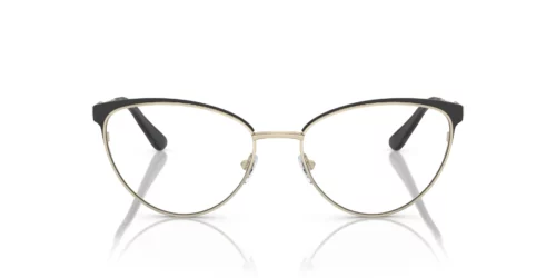 1014 - Light Gold/Matte Black frame / Clear lenses