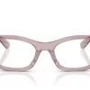 Miu Miu  MU03WV Mauve Transparent Frame