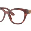 Miu Miu MU-05XV Striped Bordeaux