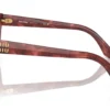 Miu Miu MU-05XV Striped Bordeaux