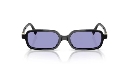16K01O - Zwart montuur / Violette lenzen