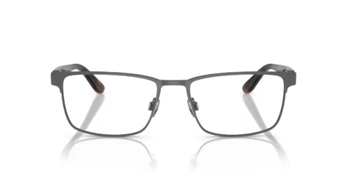 9307 - Semishiny Dark Gunmetal frame / Clear lenses
