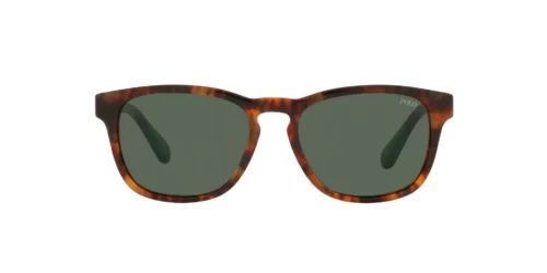 501771 - Shiny Jerry Tortoise frame / Green lenses