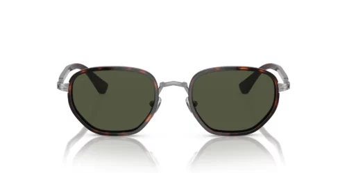 513/31 - Gunmetal & Havana frame / Green lenses