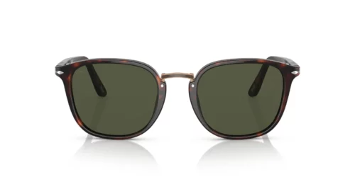 24/31 - Havana frame / Green lenses