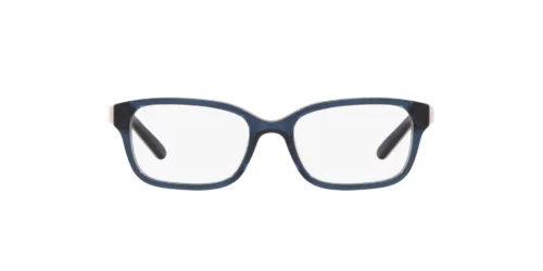 5852 - Shiny Transparent Blue frame / Clear lenses