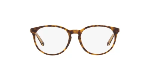 5225 - Shiny Dark Havana On Crystal frame / Clear lenses