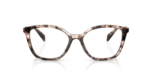ROJ1O1 - Pink Tortoise frame / Clear lenses