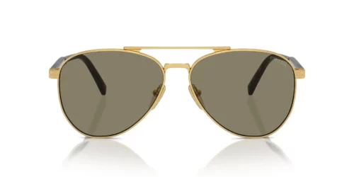5AK90F - Gold frame / Light Brown lenses