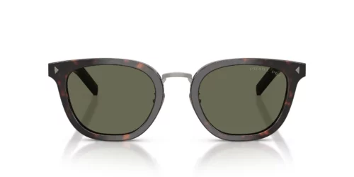 17N03R - Root Havana frame / Green Polar lenses